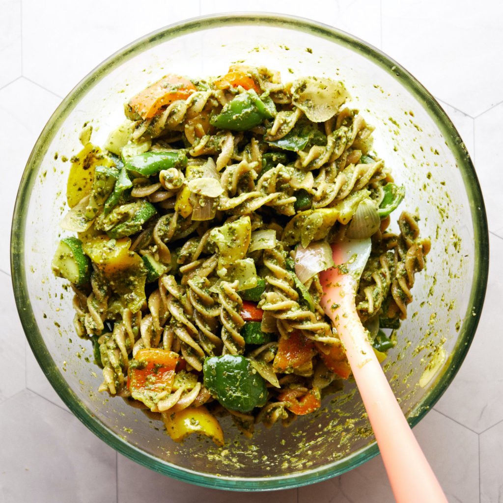 Basil Pesto Pasta | BREATHTAKING 8 Ingredients Vegan Pasta