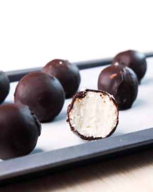 Coconut Bounty Bites | IRRESISTIBLE 6 Ingredients Chocolate