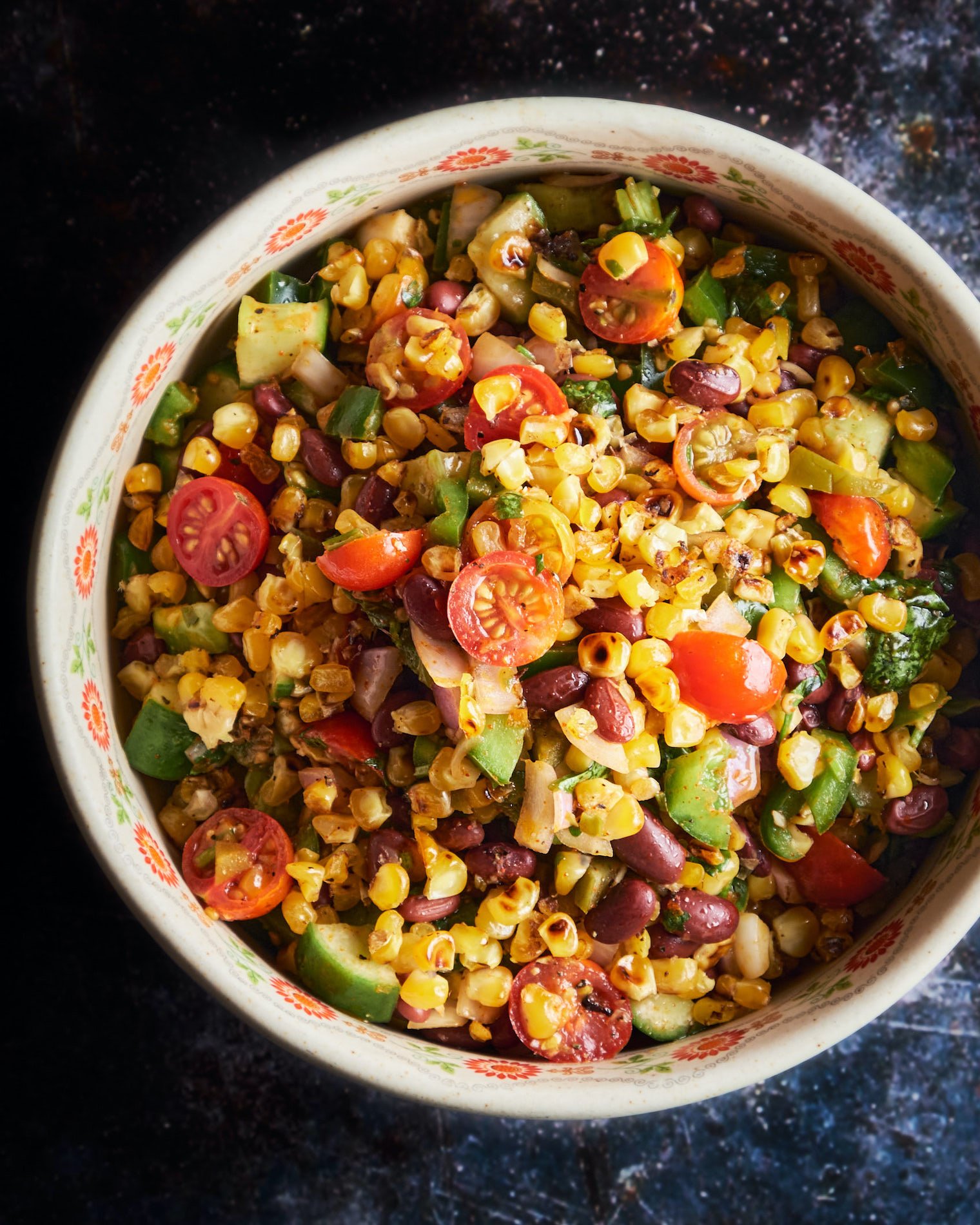 Corn Bean Salad | INCREDIBLY HEALTHY 12 Ingredients Salad