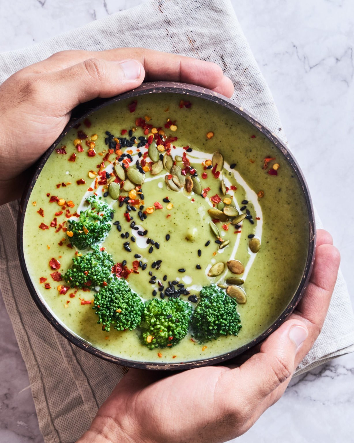 Easy Vegan Broccoli Soup HEALTHIEST 8 Ingredients Soup