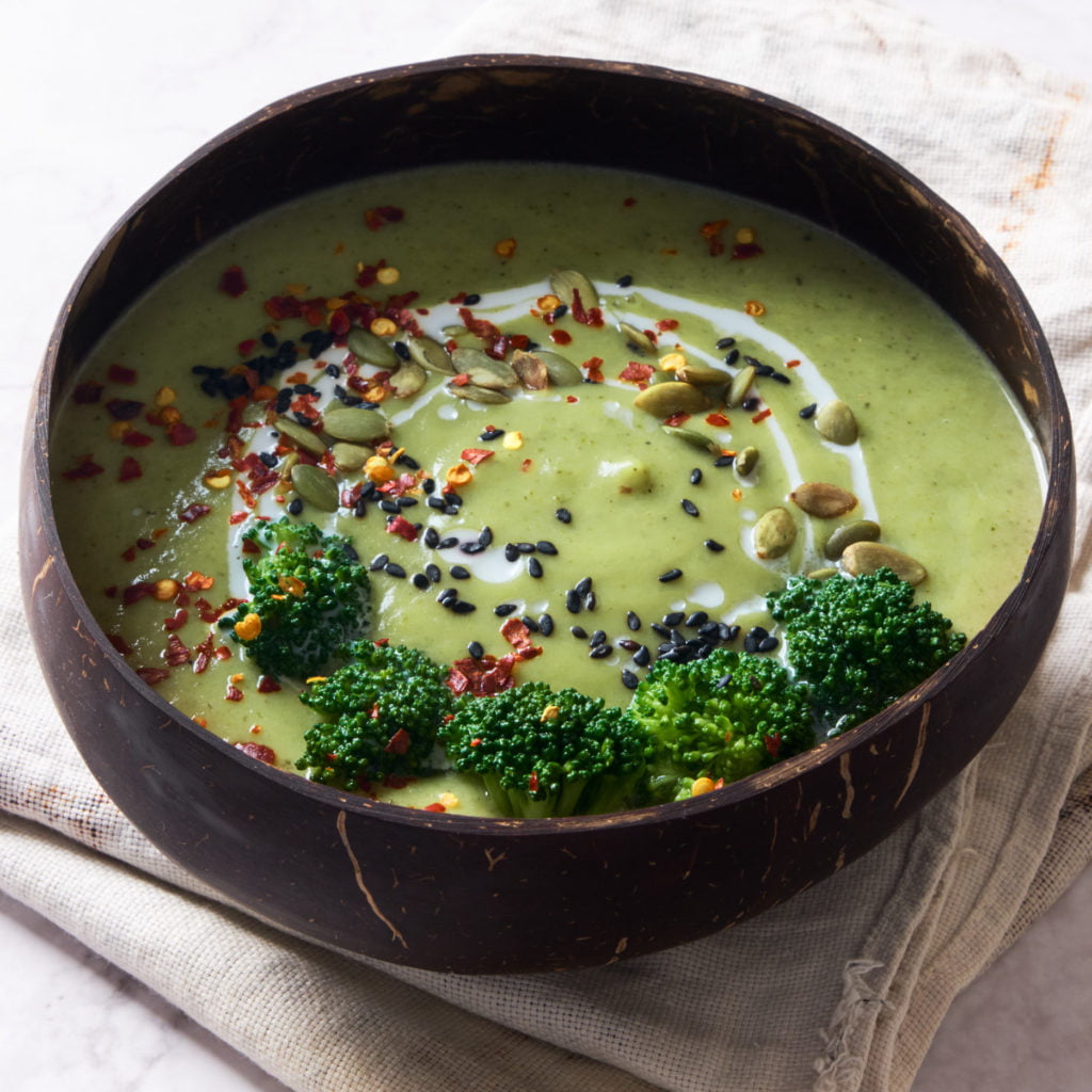 Easy Vegan Broccoli Soup HEALTHIEST 8 Ingredients Soup