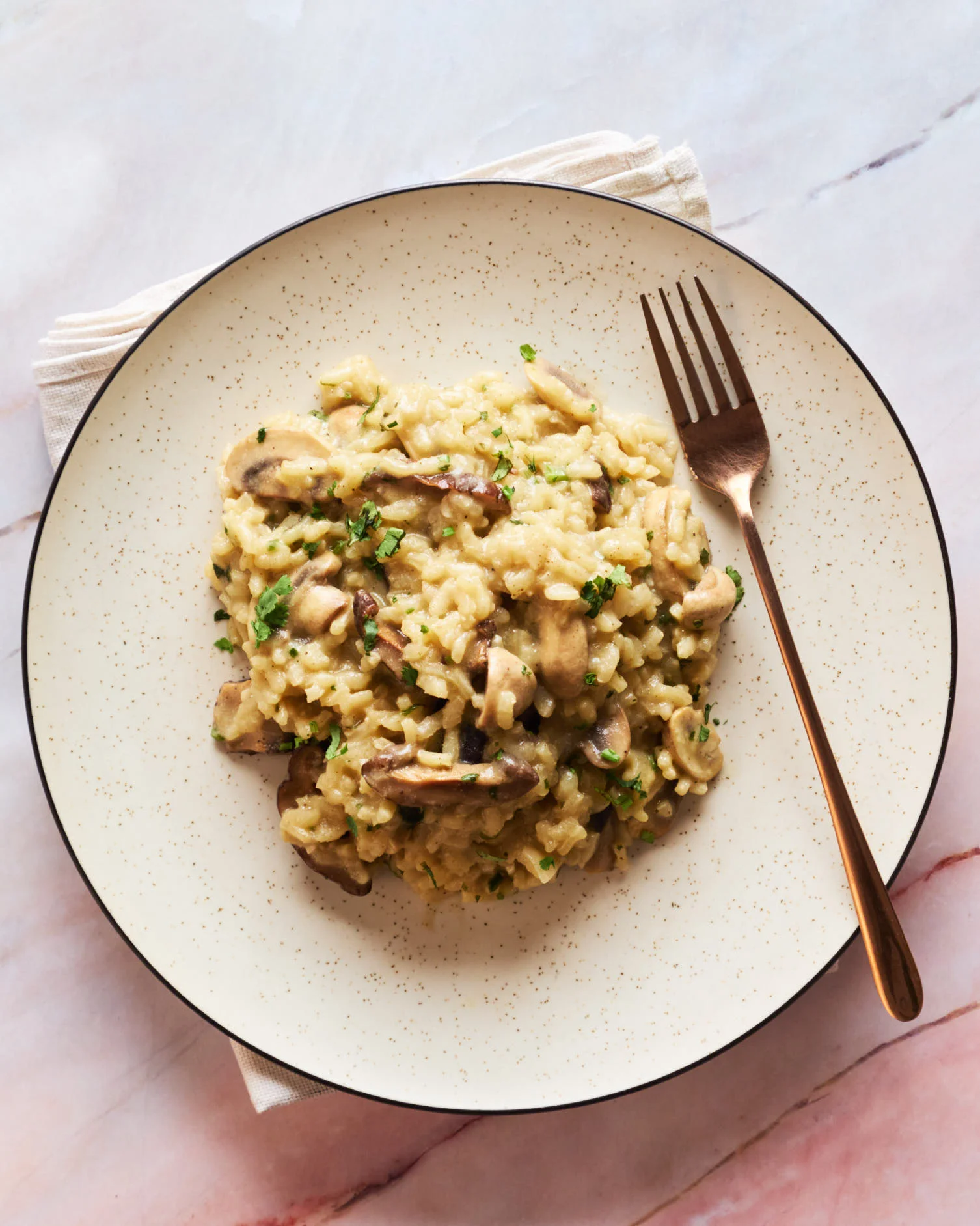 Vegan Mushroom Risotto