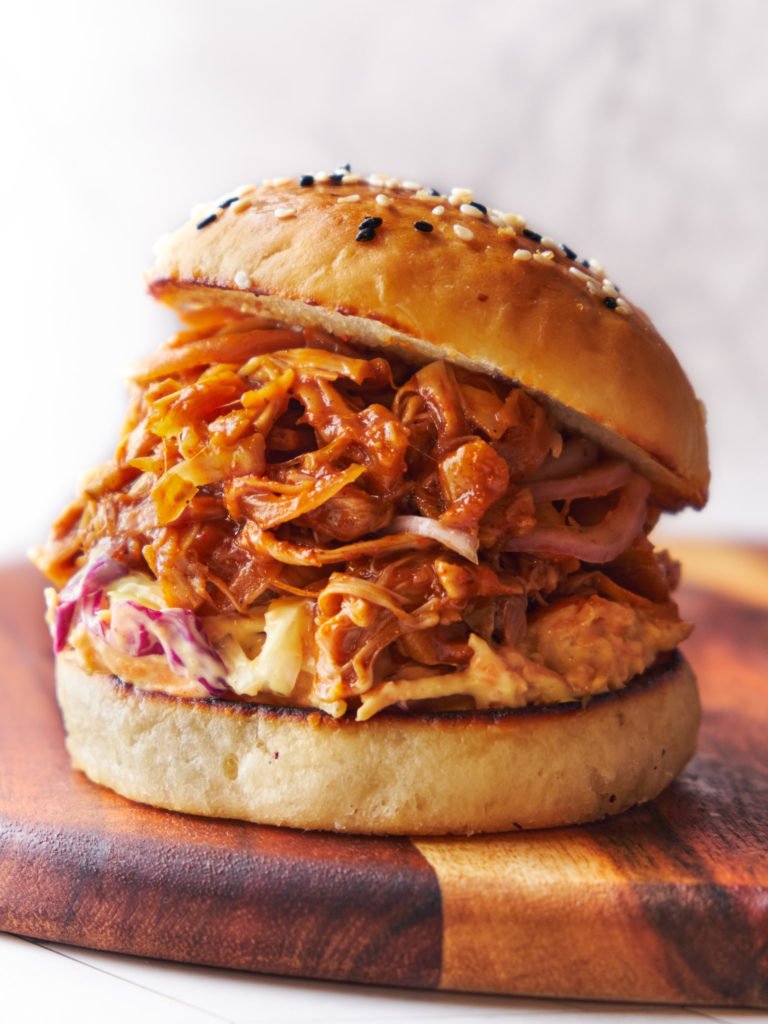 Vegan Bbq Jackfruit Slider The Best Juicy Slider 15 Min