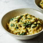 Lemony Spinach Risotto