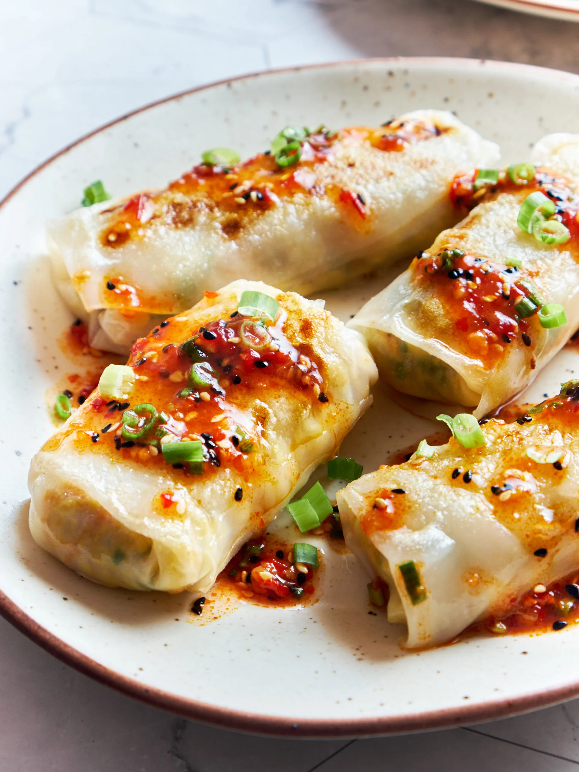 Vegan Rice Paper Tofu Dumplings Recipe