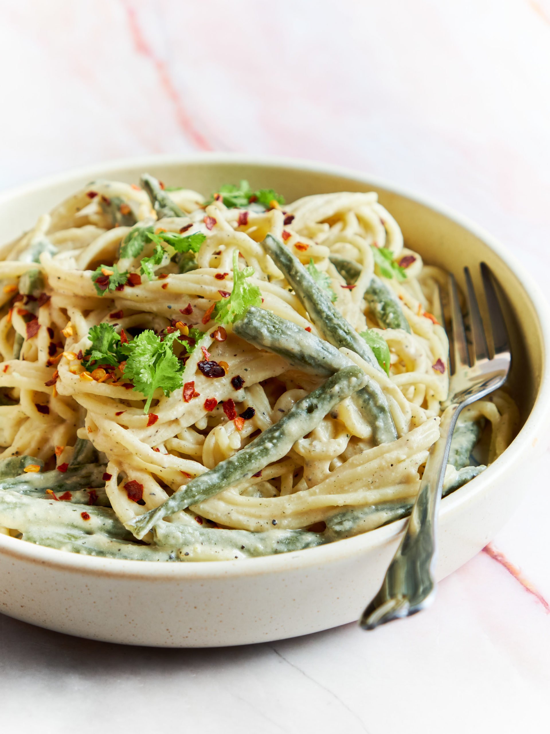 White Bean Alfredo Pasta