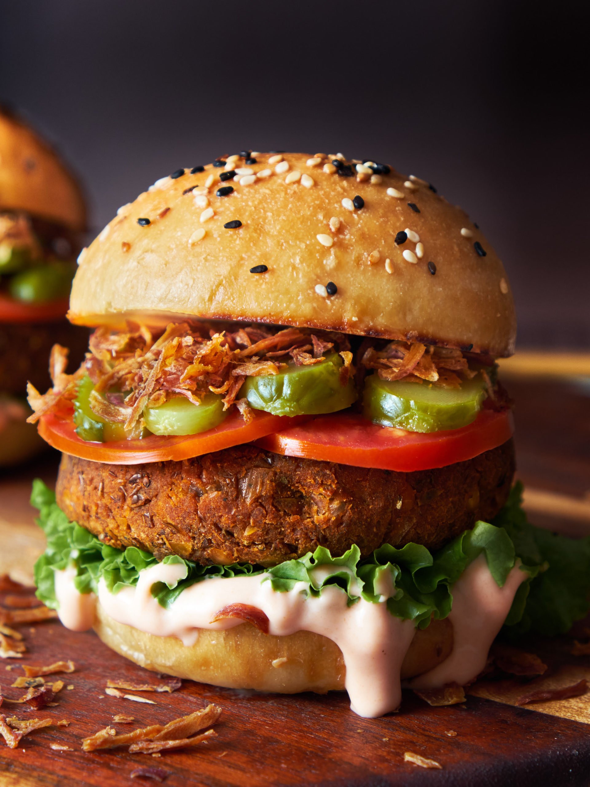 Vegan Lentil Burger