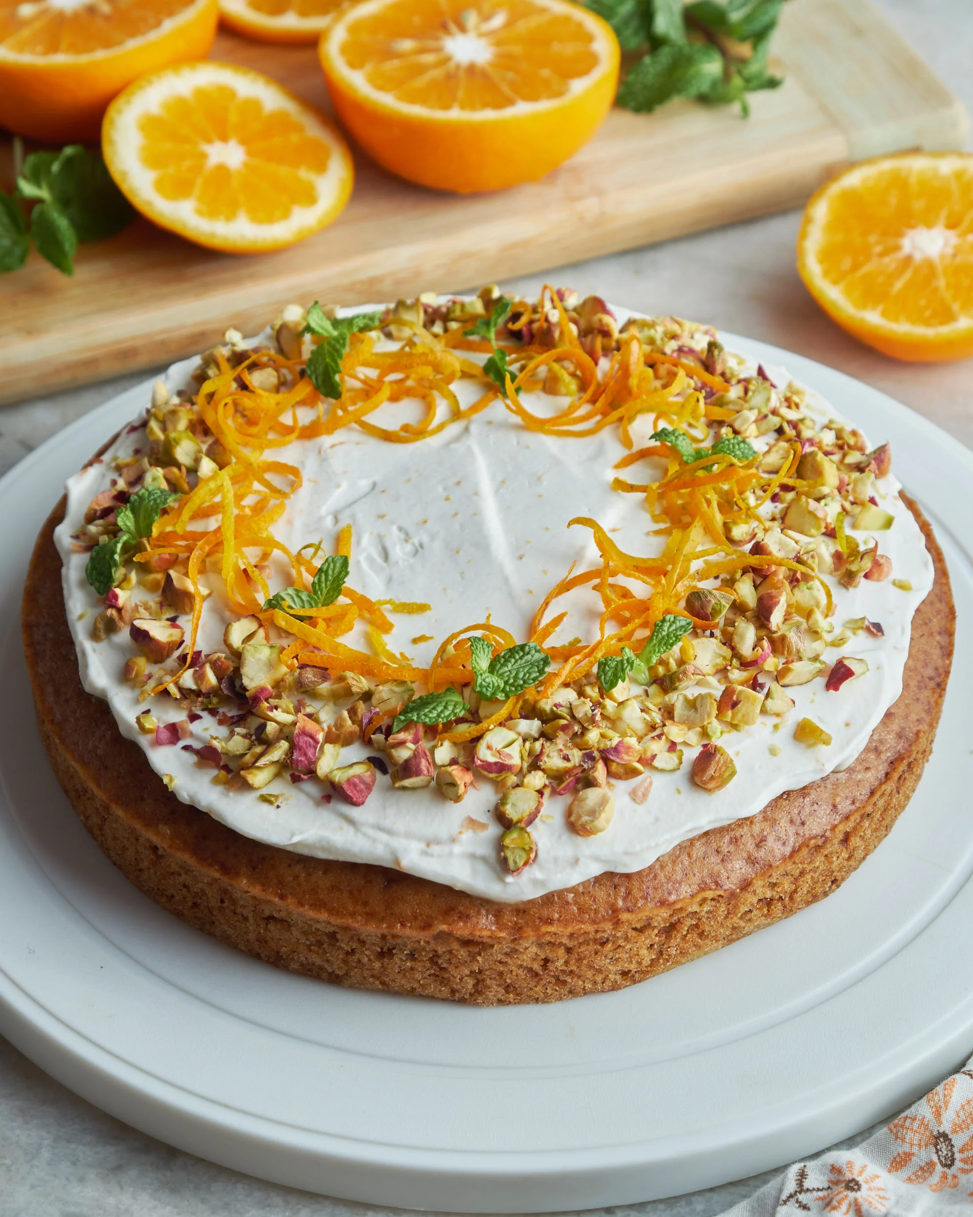 Orange Pound Cake with Orange Cream Cheese Glaze