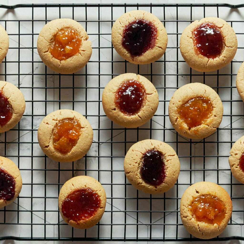 gluten free vegan thumbprint cookies recipe