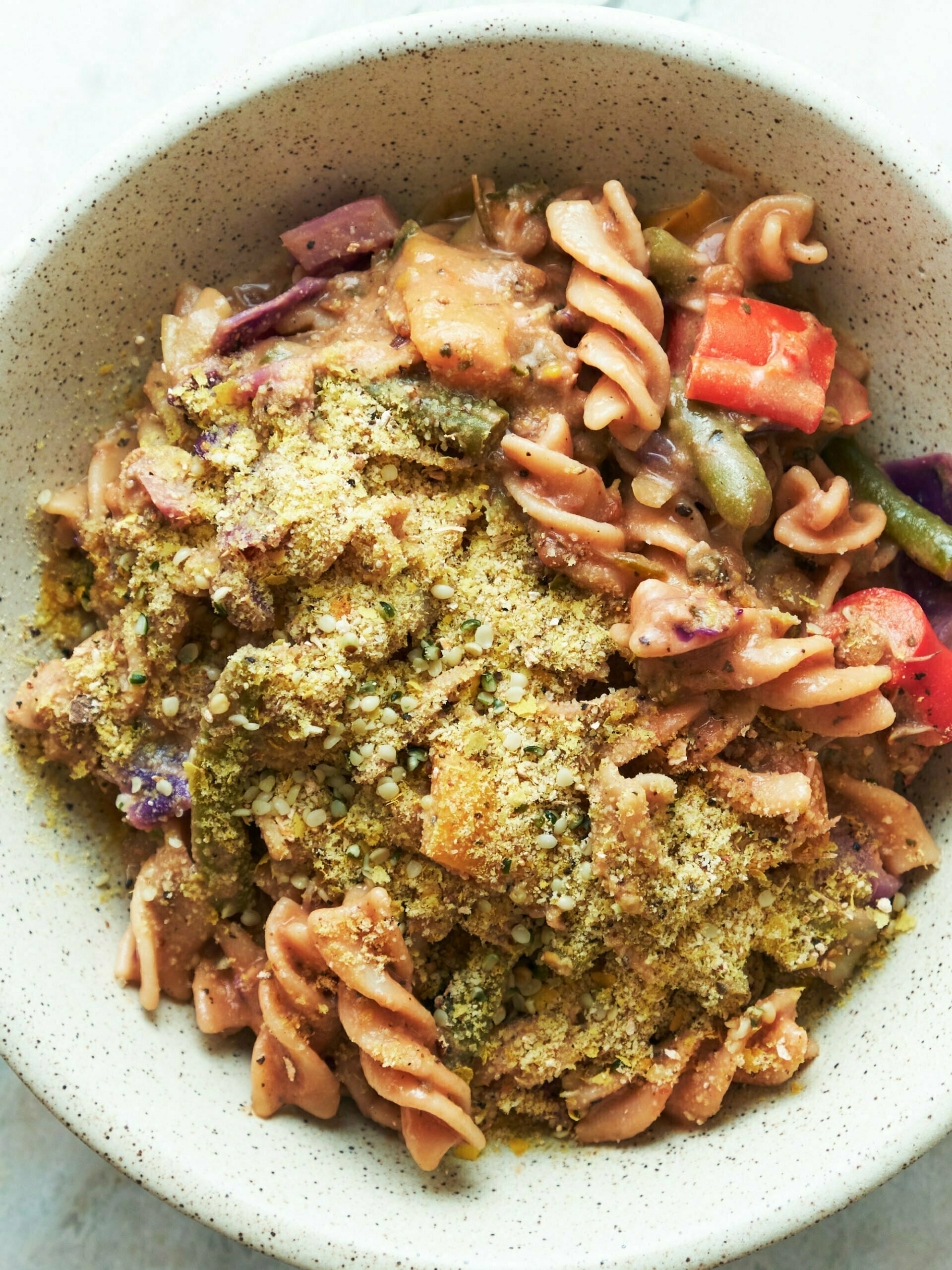 Instant Pot Veggies Tahini Pasta