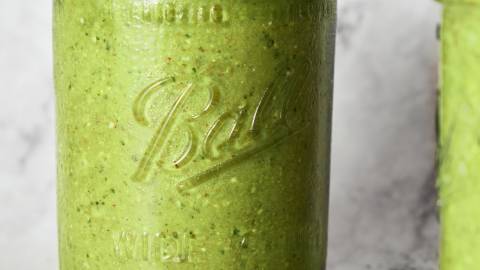 Minty Matcha Protein Smoothie