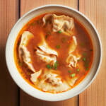 Kimchi Miso Dumpling Soup Vegan Recipe 2
