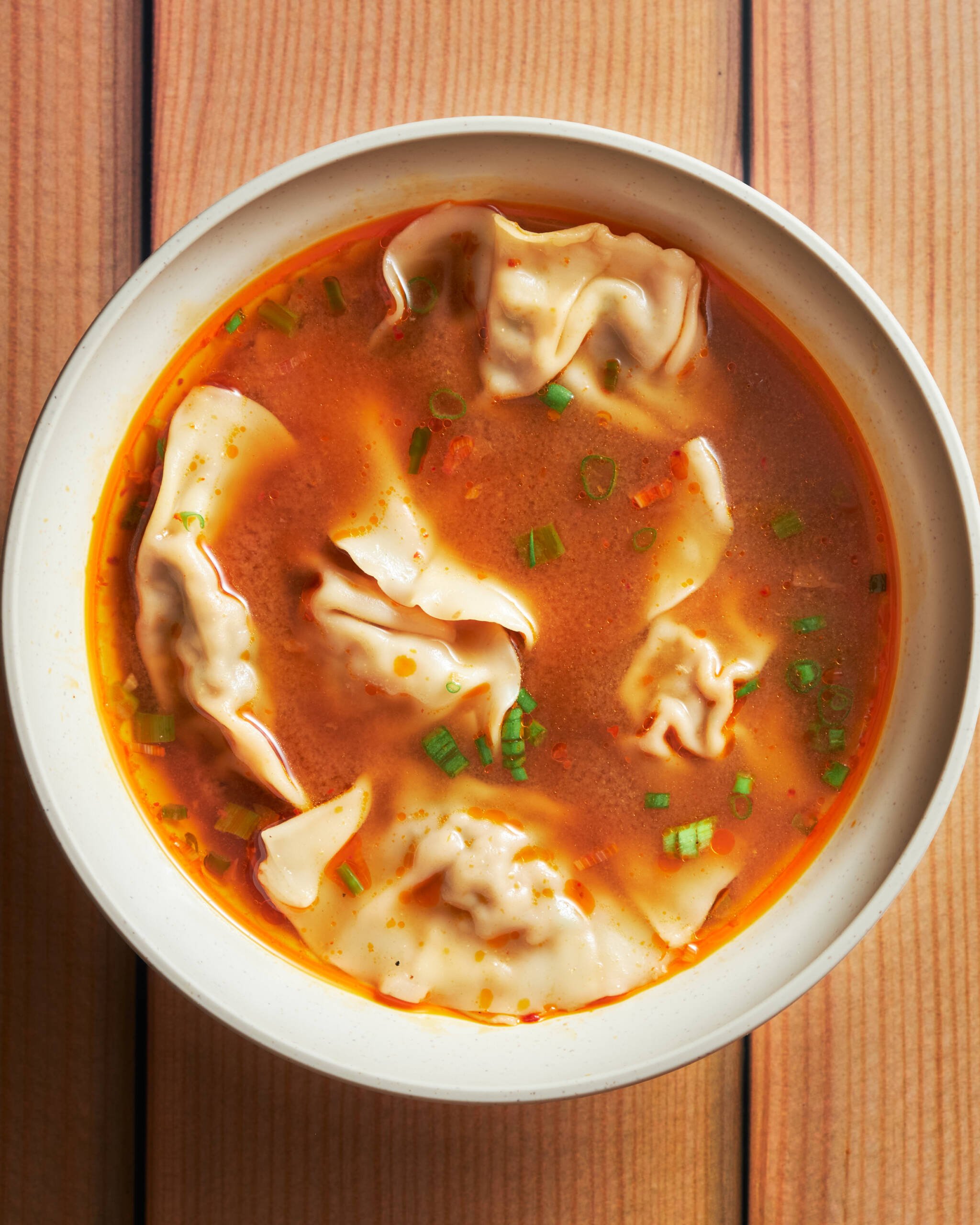 Kimchi Miso Dumpling Soup Vegan Recipe