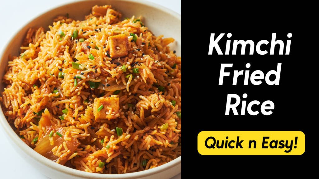 Kimchi Fried Rice Vegan Recipe Social Share 1024x576 