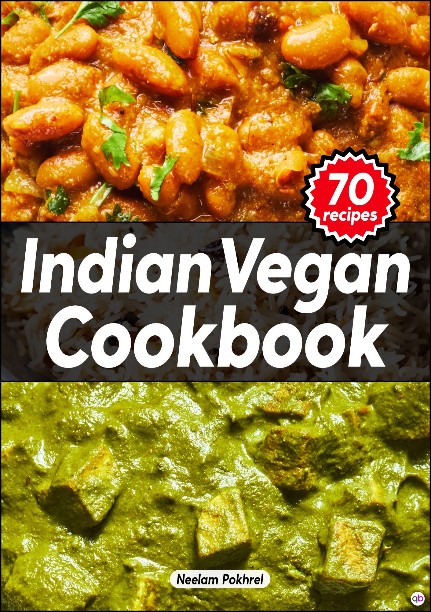 Veganbell's Indian Vegan Cookbook Product Feature Image