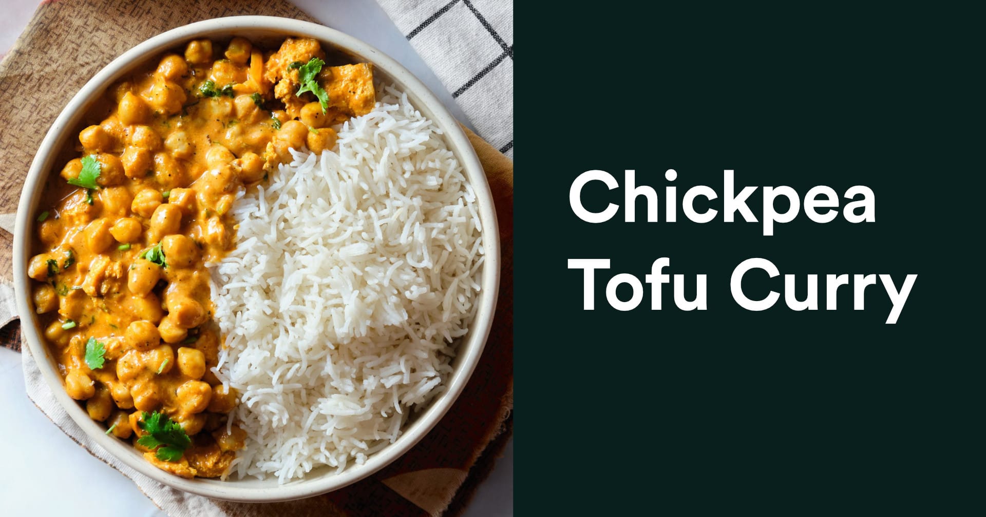 Chickpea Tofu Curry | AMAZINGLY RICH Vegan Curry In 25 Min