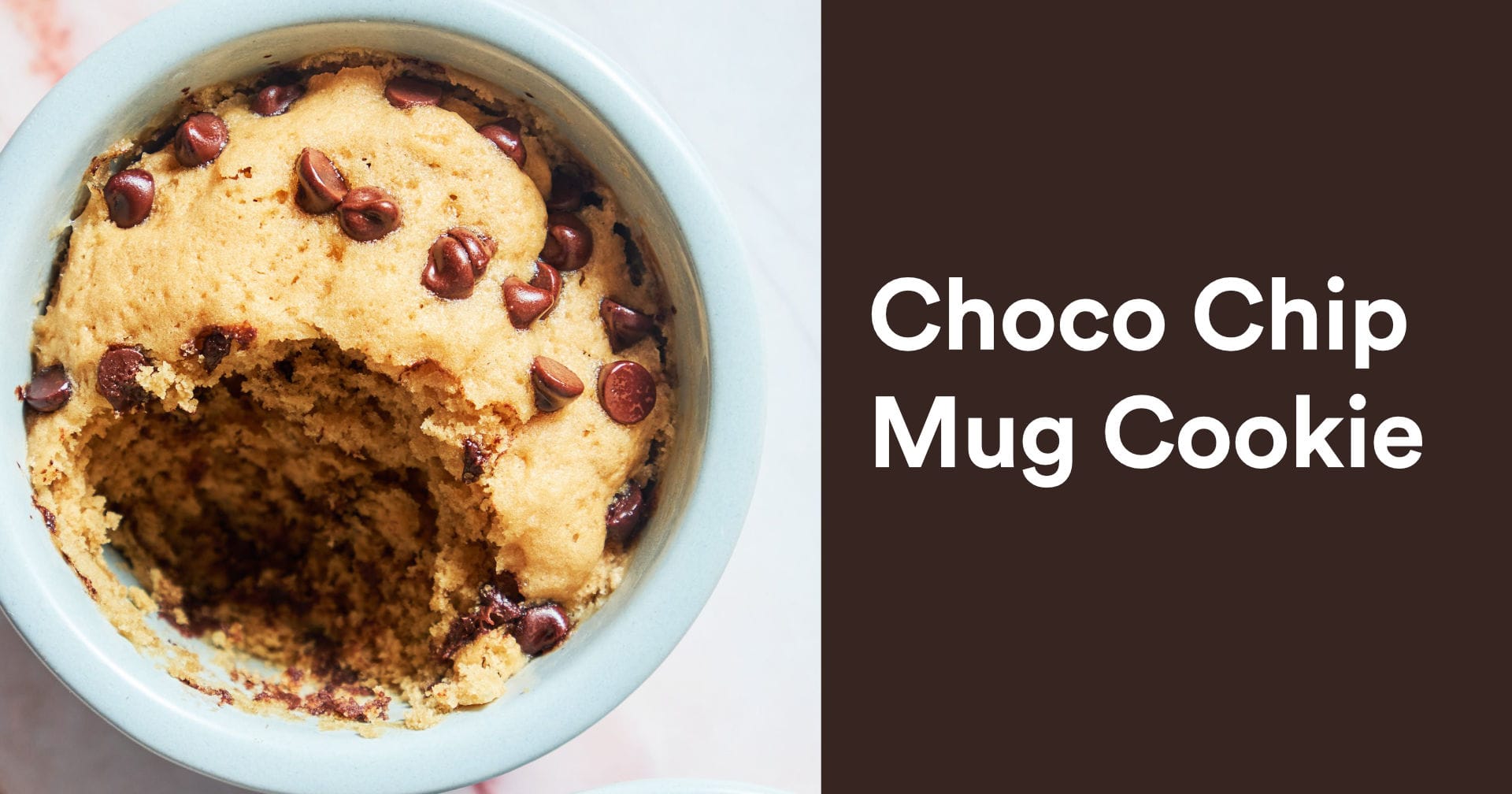 1-Minute Chocolate Chip Mug Cookie | Perfect Vegan Dessert!