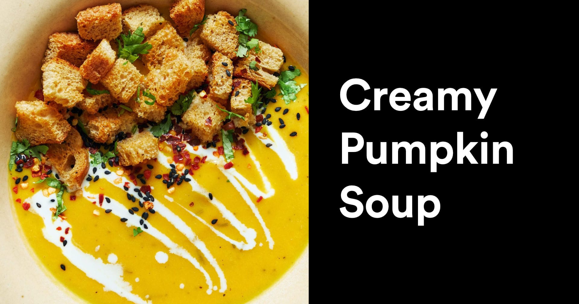 Creamy Pumpkin Soup | Hearty and Filling Dinner Idea!