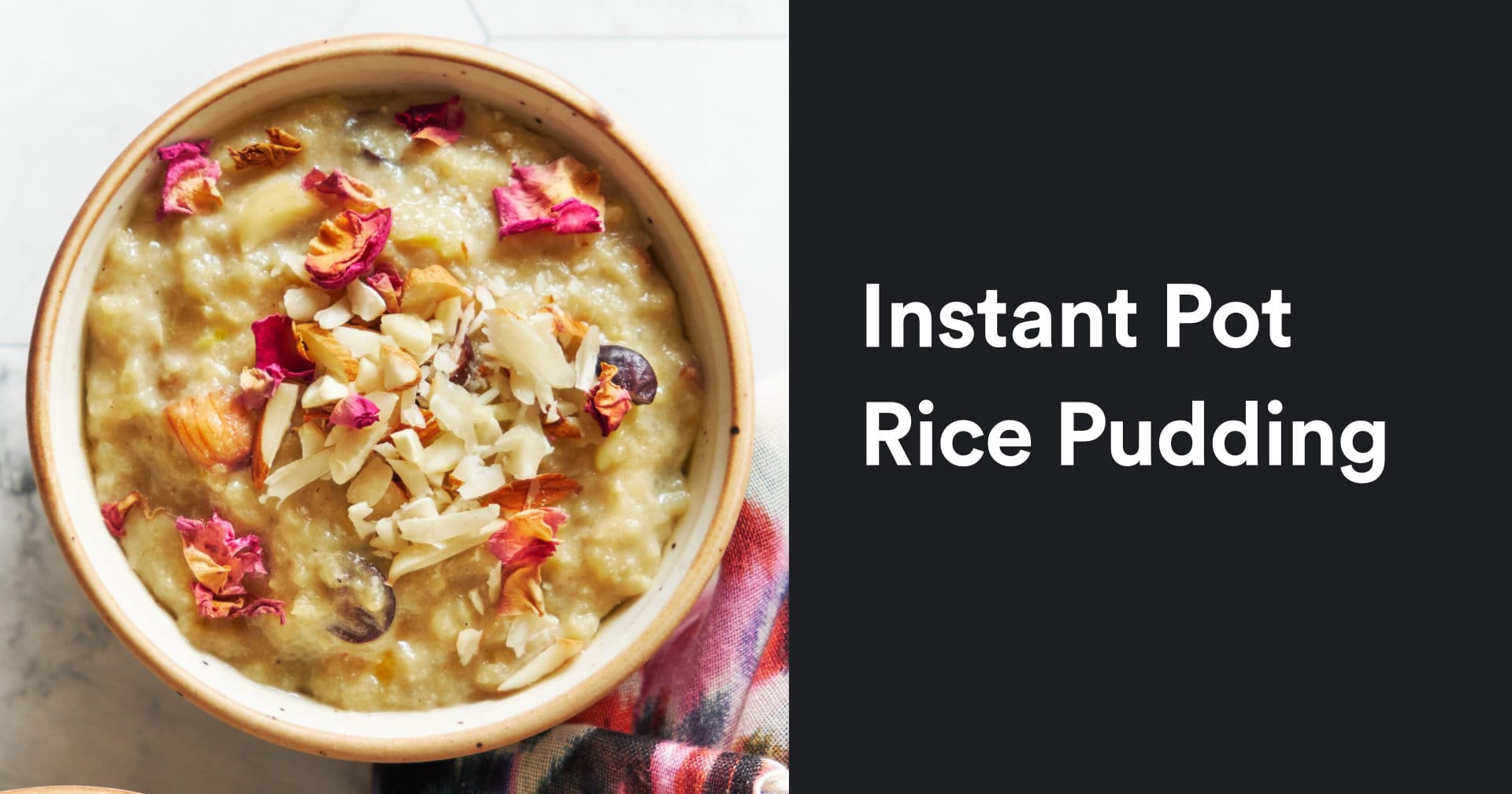 Instant Pot Rice Pudding : Creamy, Delicious Dessert