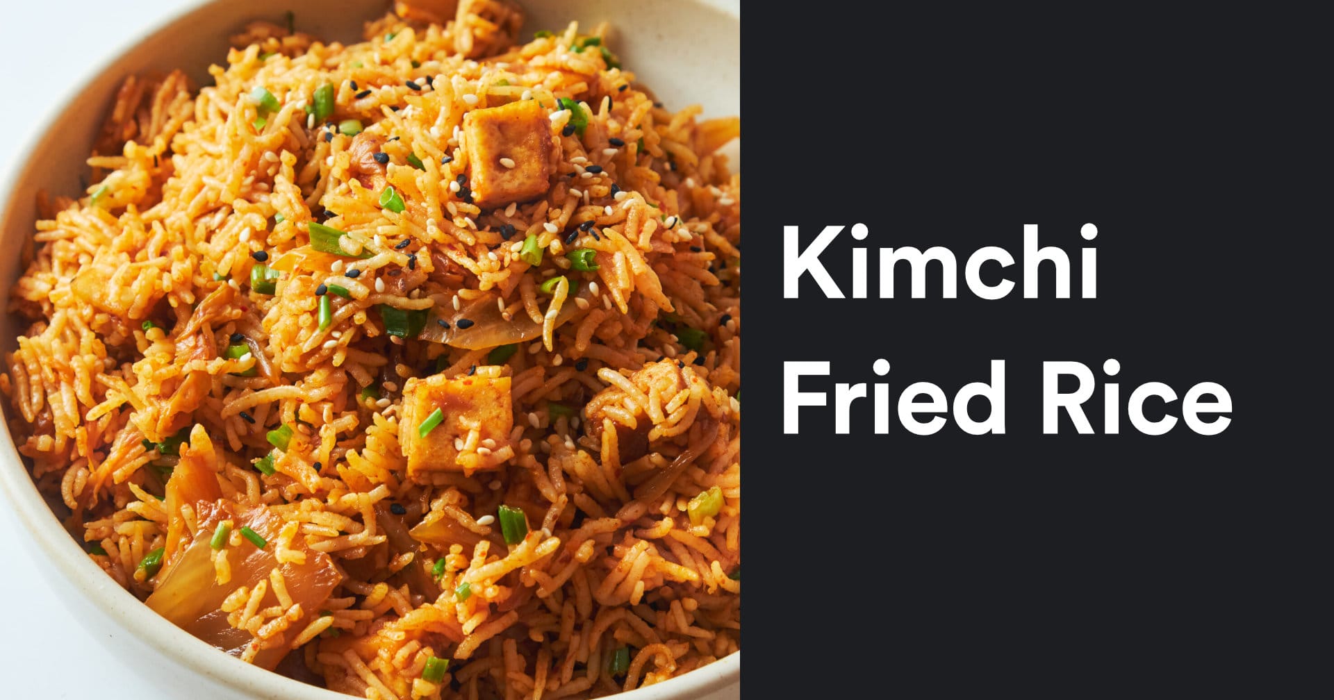 Kimchi Fried Rice | Delicious Korean Vegan Lunch Idea