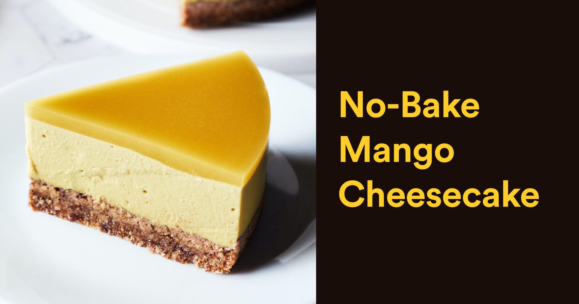 No-Bake Mango Cheesecake | A+ Creamy, Delicious Dessert!