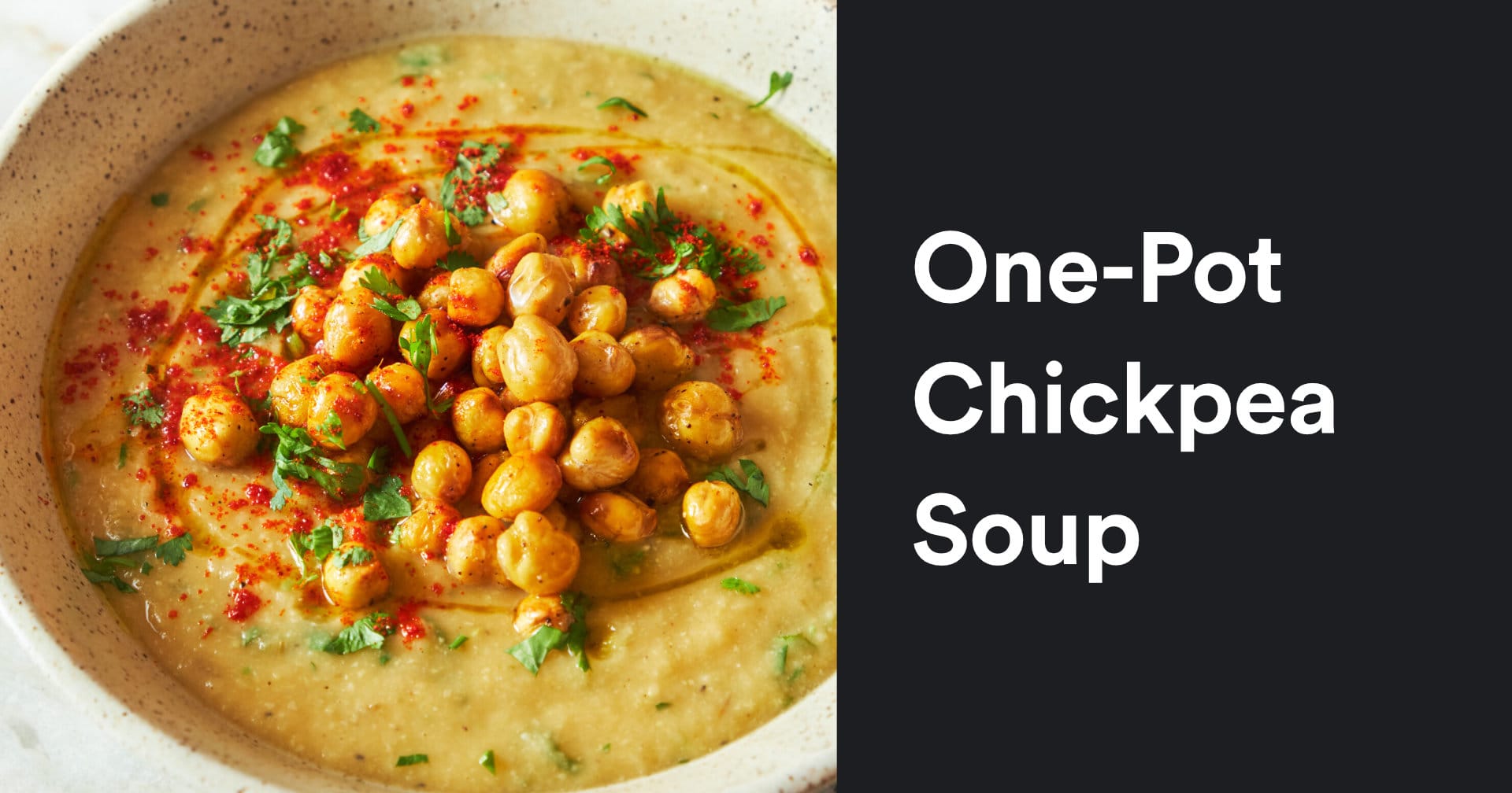 One-Pot Chickpea Soup | Simple, Hearty Soup For Dinner