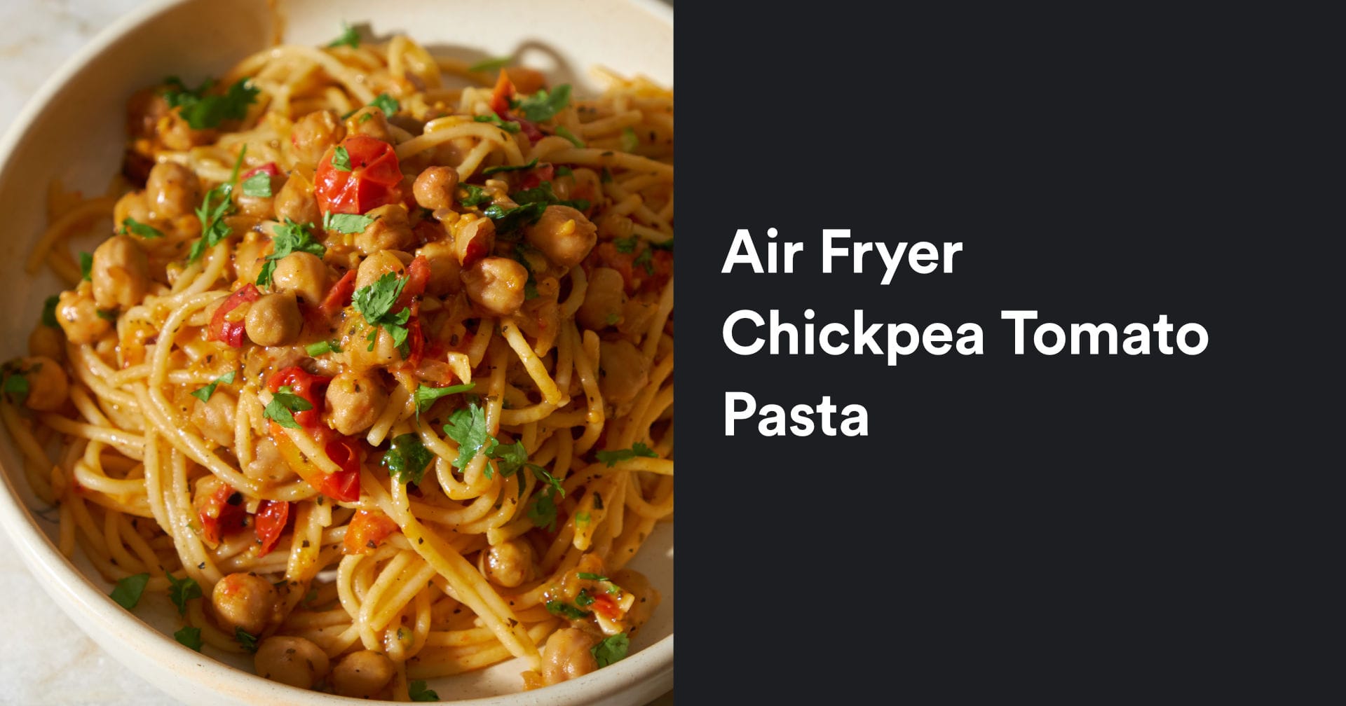 Air Fryer Chickpea Tomato Pasta: Hearty Lunch Idea!