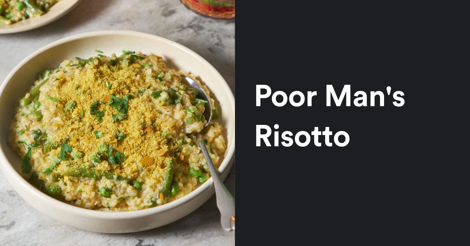 Poor Man's Cracked Wheat Risotto | Creamy and Cheesy Dish