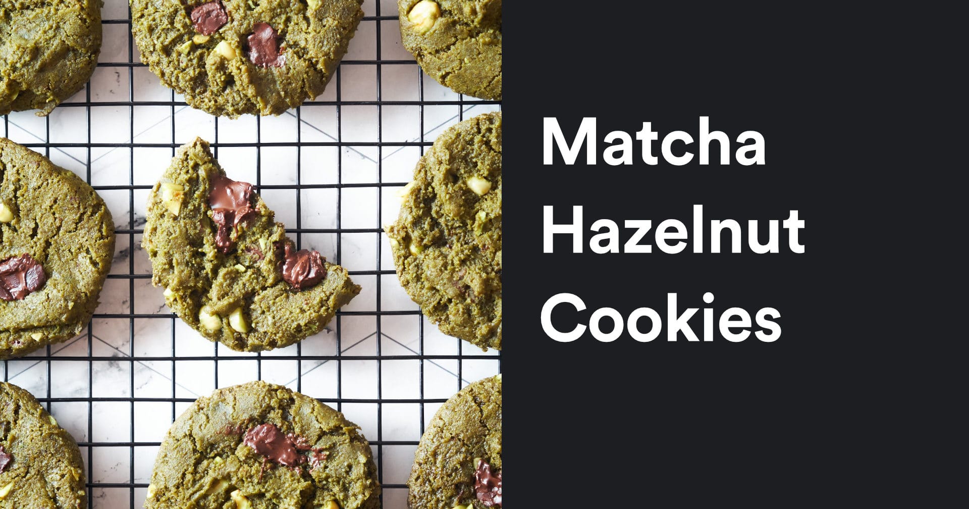 Matcha Hazelnut Cookies | Soft and Chewy Dessert!