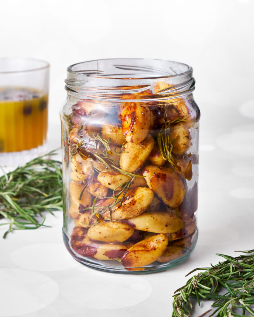 Roasted Rosemary Brazil Nuts Recipe Featured